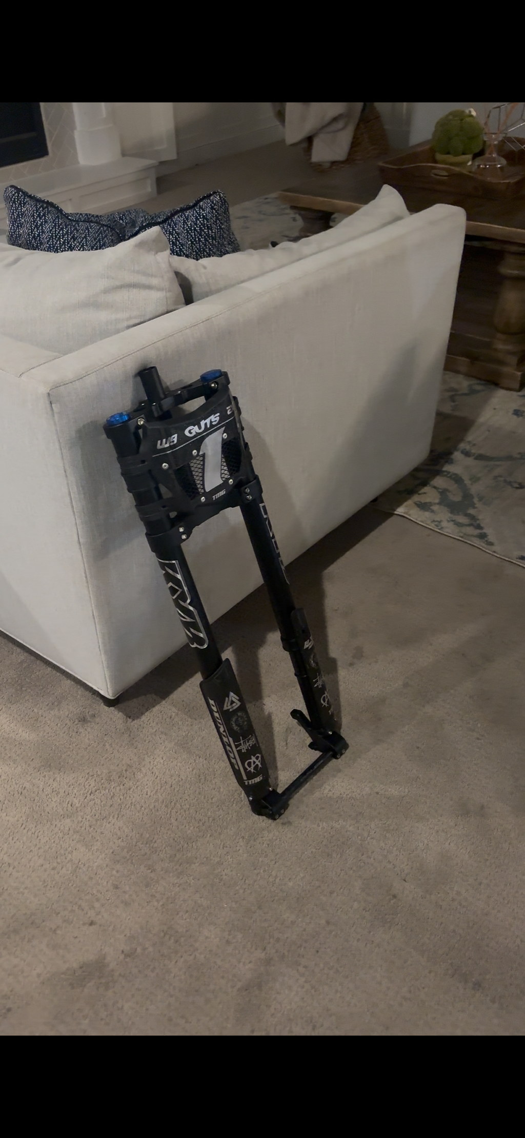 Super 73 inverted moto style forks  upgraded 15mm axle custom fit
